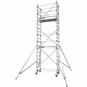 ECHAFAUDAGE ROULANT ALU - ALTITUDE ALU - LONG. 1M35 - BASE PLIAN - GC LISSES - Duarib LD | 613152