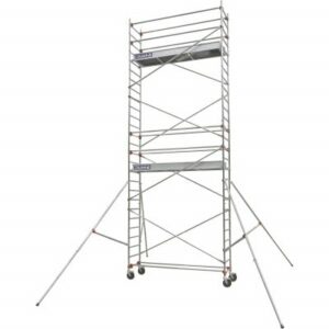ECHAFAUDAGE ROULANT ALU - ALTITUDE ALU - LONG. 2M55 - BASE STD - GC LISSES - Duarib LD | 613812