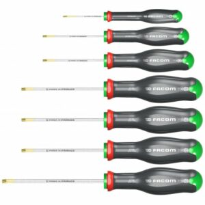 Jeu de 7 tournevis Protwist Torx et tamper lame ronde - FACOM FRANCE | ATXR.J7PB